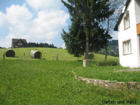 schweiz ferienhaus garten